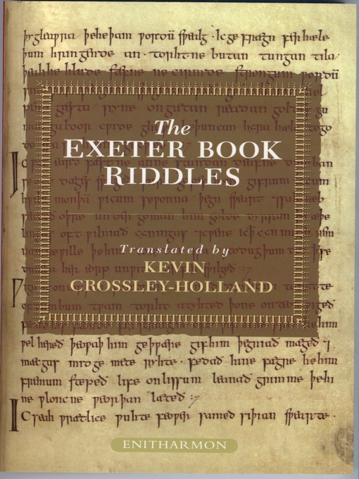 Cover image for The Exeter Book Riddles